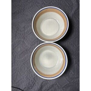 Metlox Poppytrail Vernon Porcelain Bandero 9 1/8" Round Veg 2pc Bowl 1969-1979